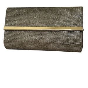 bareMinerals Gold Clutch with Metallic Finish Evening Bag - BRAND NEW